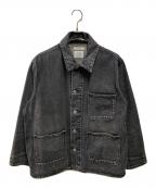 JOURNAL STANDARD relumeジャーナルスタンダード レリューム）の古着「クラフト デニム カバーオール」｜ブラック