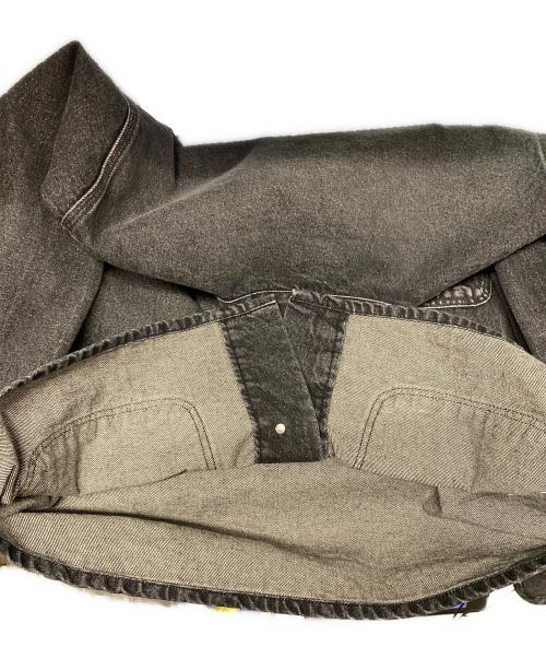 JOURNAL STANDARD relume（ジャーナルスタンダード レリューム）JOURNAL STANDARD relume (ジャーナルスタンダード レリューム) クラフト デニム カバーオール ブラック サイズ:Lの古着・服飾アイテム