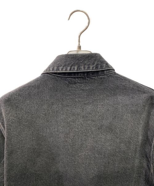 JOURNAL STANDARD relume（ジャーナルスタンダード レリューム）JOURNAL STANDARD relume (ジャーナルスタンダード レリューム) クラフト デニム カバーオール ブラック サイズ:Lの古着・服飾アイテム