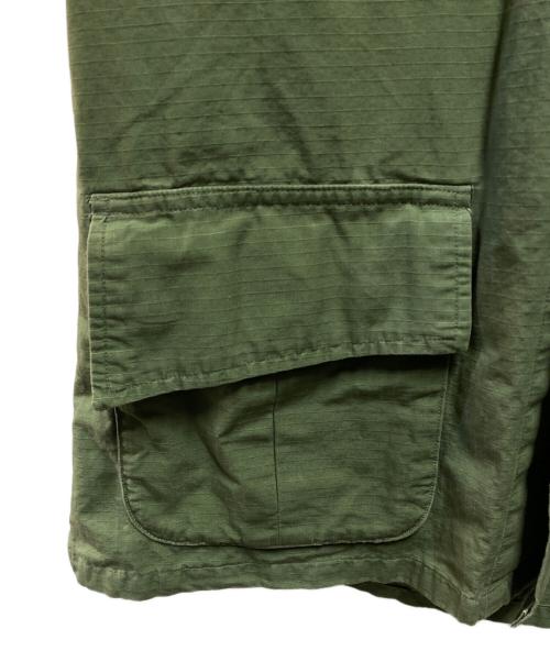 POLO RALPH LAUREN（ポロ・ラルフローレン）POLO RALPH LAUREN (ポロ・ラルフローレン) リップストップ ユーティリティ オーバーシャツ グリーン サイズ:Ｍの古着・服飾アイテム