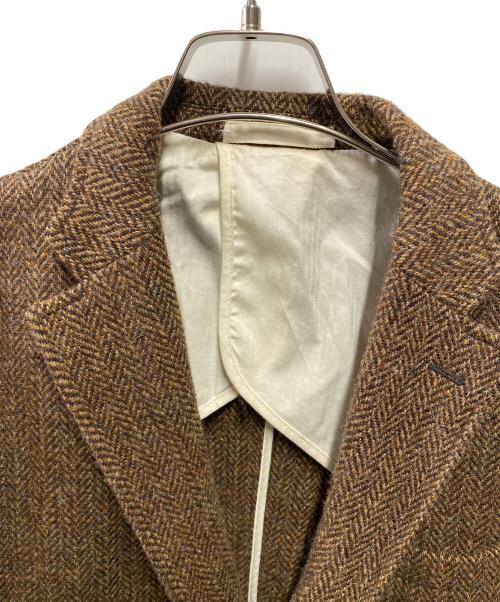 BEAMS PLUS（ビームスプラス）BEAMS PLUS (ビームスプラス) Harris Tweed (ハリスツイード) 3B Jacket ブラウン サイズ:Ｌの古着・服飾アイテム
