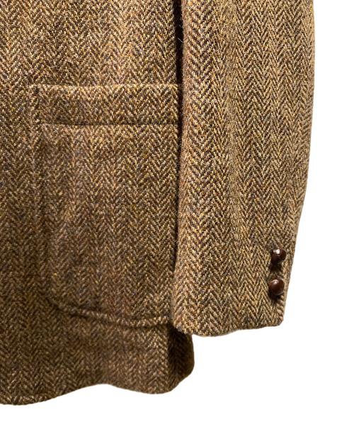 BEAMS PLUS（ビームスプラス）BEAMS PLUS (ビームスプラス) Harris Tweed (ハリスツイード) 3B Jacket ブラウン サイズ:Ｌの古着・服飾アイテム