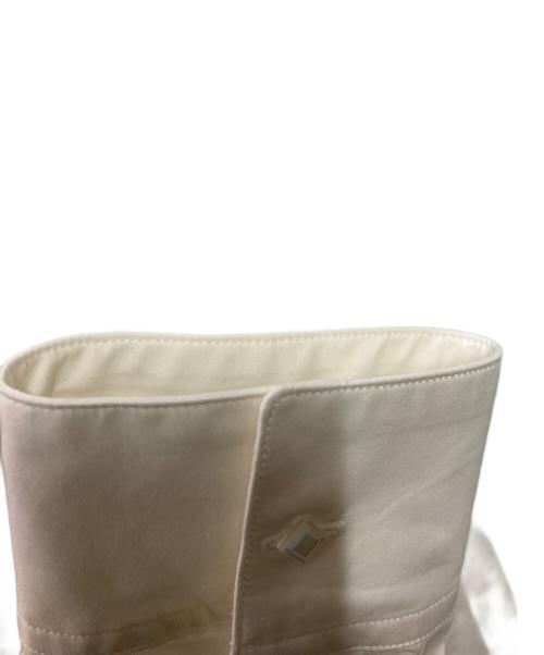 CHIEKO+（チエコプラス）CHIEKO+ (チエコプラス) コットンシルクドレスシャツ ホワイト サイズ:36の古着・服飾アイテム