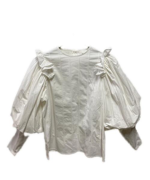 shirocon yori（シロコン ヨリ）shirocon yori (シロコン ヨリ) candy ブラウス ホワイト サイズ:34の古着・服飾アイテム