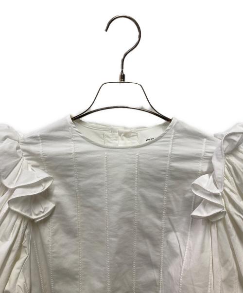 shirocon yori（シロコン ヨリ）shirocon yori (シロコン ヨリ) candy ブラウス ホワイト サイズ:34の古着・服飾アイテム