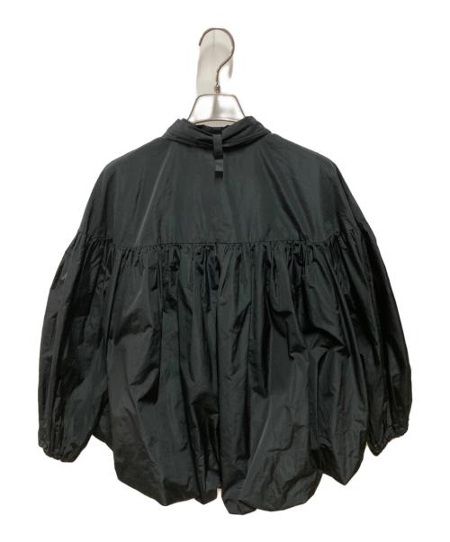 YORI（ヨリ）YORI (ヨリ) リボンバルーンブラウス ブラック サイズ:36の古着・服飾アイテム
