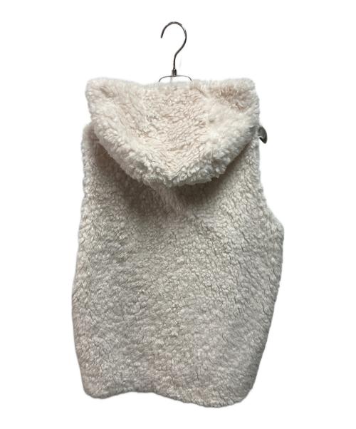 YORI（ヨリ）YORI (ヨリ) プードルフードジレ ベージュ サイズ:SIZE Freeの古着・服飾アイテム