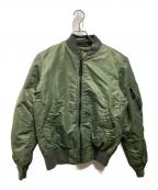 AVIREXアヴィレックス）の古着「MA-1ジャケット」｜グリーン