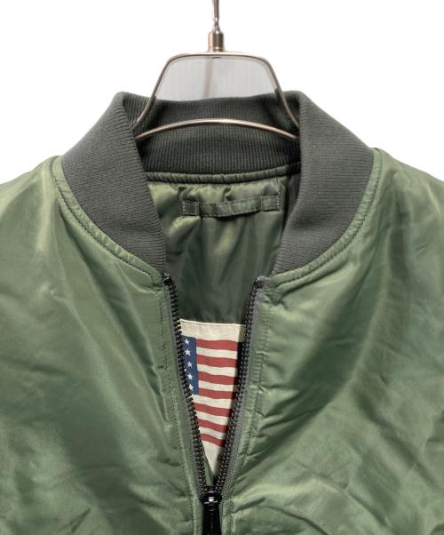 AVIREX（アヴィレックス）AVIREX (アヴィレックス) MA-1ジャケット グリーン サイズ:Ｍの古着・服飾アイテム