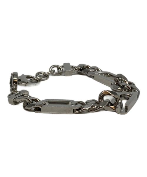 DIESEL（ディーゼル）DIESEL (ディーゼル) Dロゴブレスレット シルバーの古着・服飾アイテム