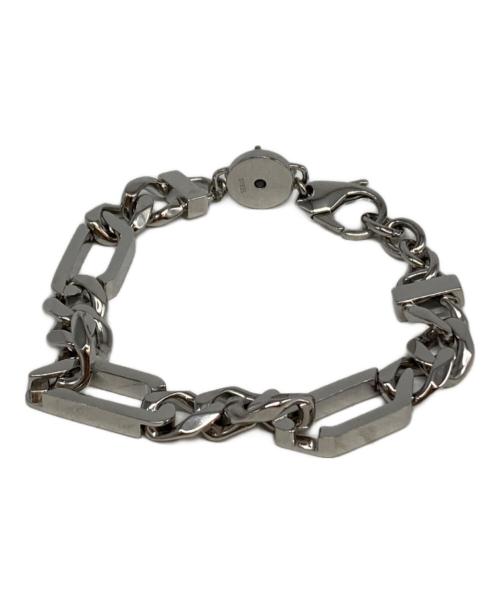 DIESEL（ディーゼル）DIESEL (ディーゼル) Dロゴブレスレット シルバーの古着・服飾アイテム