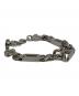 DIESEL (ディーゼル) Dロゴブレスレット シルバー：7000円