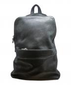 aniaryアニアリ）の古着「レザーバッグパック」｜ブラック