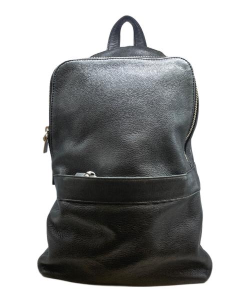 aniary（アニアリ）aniary (アニアリ) レザーバッグパック ブラックの古着・服飾アイテム