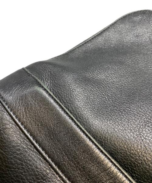 aniary（アニアリ）aniary (アニアリ) レザーバッグパック ブラックの古着・服飾アイテム