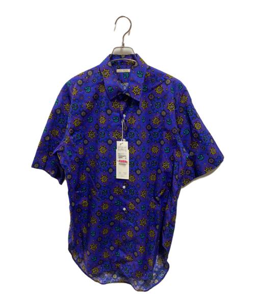 HEUGN（ユーゲン）HEUGN (ユーゲン) UNITED ARROWS (ユナイテッドアローズ) 22SS 別注 S/S SHIRT ブルー サイズ:2の古着・服飾アイテム