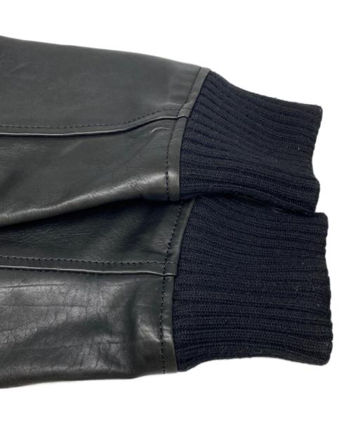 DIESEL（ディーゼル）DIESEL (ディーゼル) ファー付レザージャケット ブラック サイズ:Mの古着・服飾アイテム