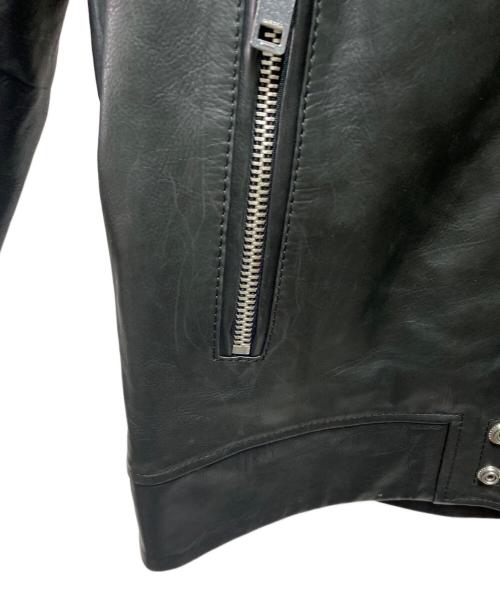 DIESEL（ディーゼル）DIESEL (ディーゼル) ファー付レザージャケット ブラック サイズ:Mの古着・服飾アイテム