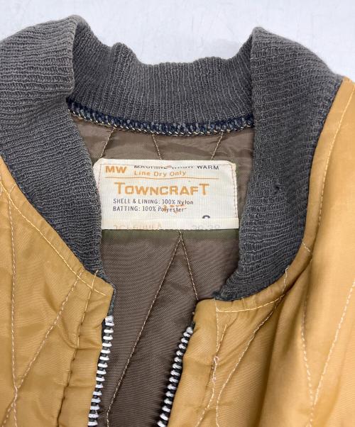 TOWN CRAFT（タウンクラフト）TOWN CRAFT (タウンクラフト) 70's キルティングジャケット ブラウン サイズ:Ｓの古着・服飾アイテム