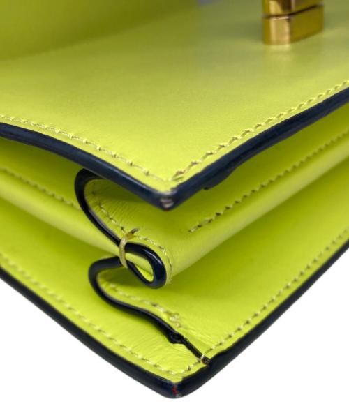 Christian Louboutin（クリスチャン・ルブタン）Christian Louboutin (クリスチャン・ルブタン) ELISA ミニショルダーバッグ グリーンの古着・服飾アイテム