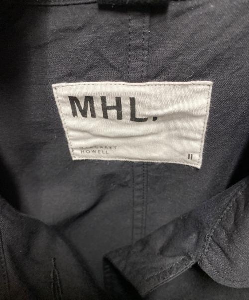 MHL（エムエイチエル）MHL (エムエイチエル) YARN DYED COTTON TWILL BLOUSON ブラック サイズ:2の古着・服飾アイテム