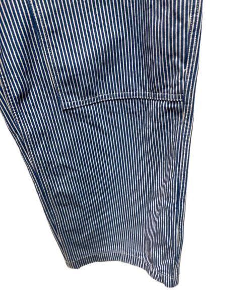 UNION LAUNCH（ユニオンランチ）UNION LAUNCH (ユニオンランチ) ヒッコリー柄ペインターパンツ ブルー サイズ:Ｓの古着・服飾アイテム