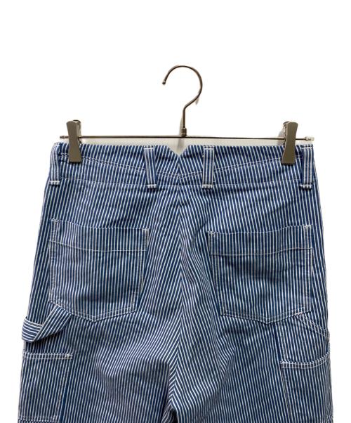 UNION LAUNCH（ユニオンランチ）UNION LAUNCH (ユニオンランチ) ヒッコリー柄ペインターパンツ ブルー サイズ:Ｓの古着・服飾アイテム