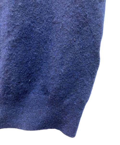 ebure（エブール）ebure (エブール) カシミヤニットベスト ブルー サイズ:freeの古着・服飾アイテム