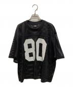 stussyステューシー）の古着「Team Jersey 80 Mesh」｜ブラック