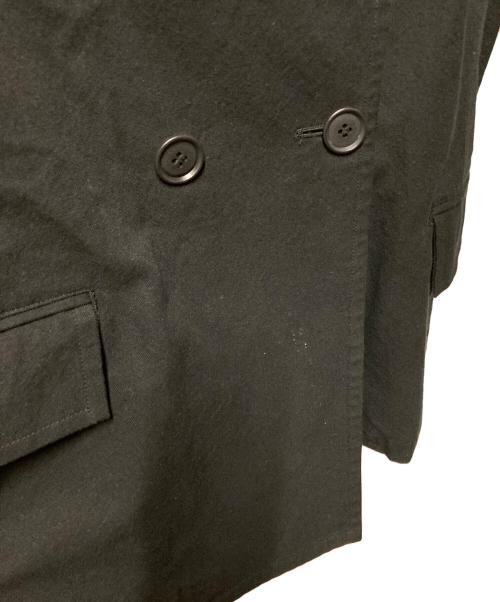 LIMI feu（リミフゥ）LIMI feu (リミフゥ) ショートトレンチコート ブラック サイズ:Ｓの古着・服飾アイテム