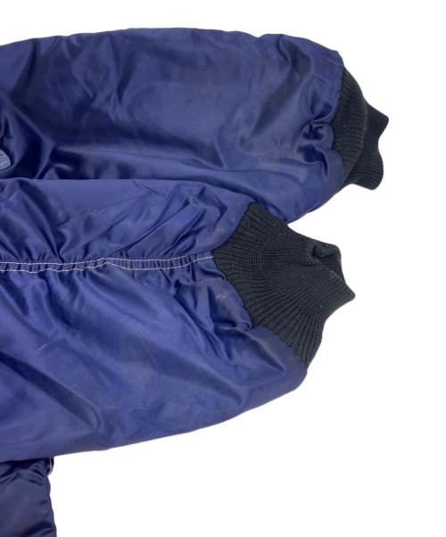 BEAMS（ビームス）BEAMS (ビームス) ワイドショートフィット B-15タイプ フライトジャケット ブルー サイズ:Mの古着・服飾アイテム