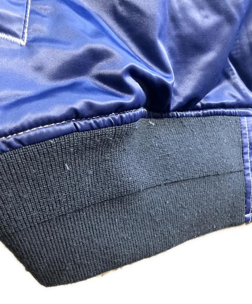BEAMS（ビームス）BEAMS (ビームス) ワイドショートフィット B-15タイプ フライトジャケット ブルー サイズ:Mの古着・服飾アイテム