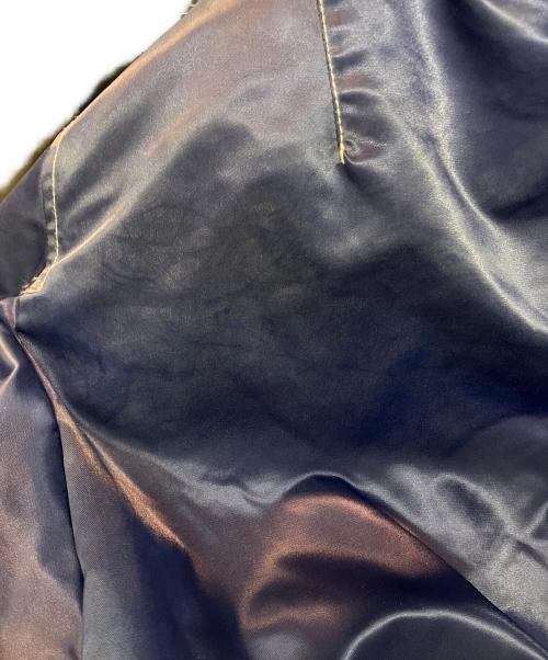 BEAMS（ビームス）BEAMS (ビームス) ワイドショートフィット B-15タイプ フライトジャケット ブルー サイズ:Mの古着・服飾アイテム