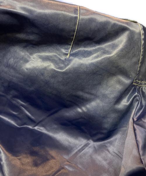 BEAMS（ビームス）BEAMS (ビームス) ワイドショートフィット B-15タイプ フライトジャケット ブルー サイズ:Mの古着・服飾アイテム