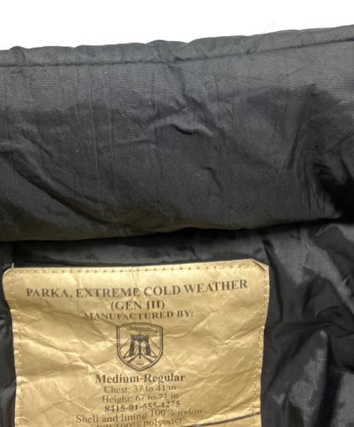 US ARMY（ユーエスアーミー）US ARMY (ユーエスアーミー) GEN3 LEVEL7 PARKA ブラック サイズ:Mの古着・服飾アイテム