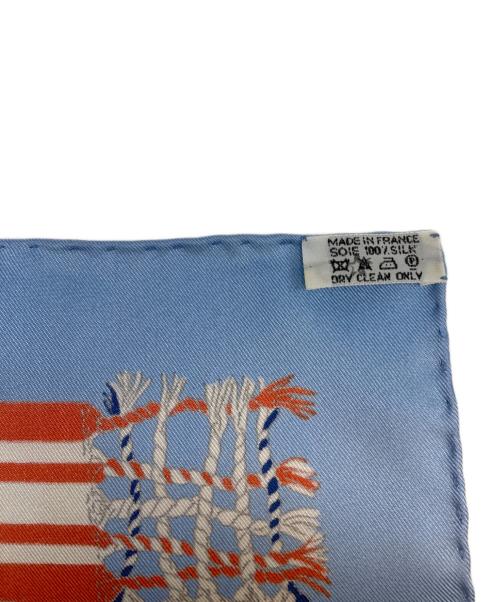 HERMES（エルメス）HERMES (エルメス) スカーフ スカイブルーの古着・服飾アイテム