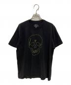 NEIGHBORHOOD×VLONEネイバーフッド×ヴィーロン）の古着「スカルグラフィックＴシャツ」｜ブラック