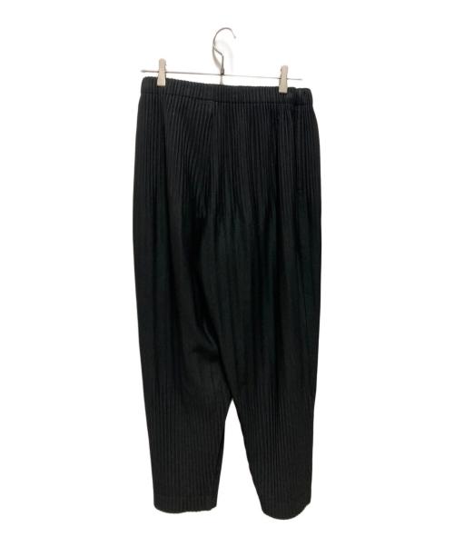 HOMME PLISSE ISSEY MIYAKE（オム プリッセ イッセイ ミヤケ）HOMME PLISSE ISSEY MIYAKE (オム プリッセ イッセイ ミヤケ) erasable pleated pants ブラック サイズ:3の古着・服飾アイテム