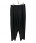 HOMME PLISSE ISSEY MIYAKE（オム プリッセ イッセイ ミヤケ）の古着「erasable pleated pants」｜ブラック
