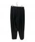 HOMME PLISSE ISSEY MIYAKE (オム プリッセ イッセイ ミヤケ) erasable pleated pants ブラック サイズ:3：18000円