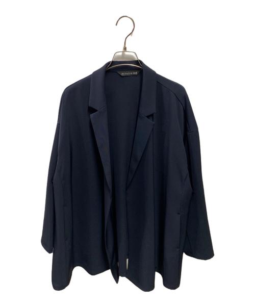 mizuiro-ind（ミズイロインド）mizuiro-ind (ミズイロインド) テーラードシャツジャケット ネイビー サイズ:ＦＲＥＥの古着・服飾アイテム