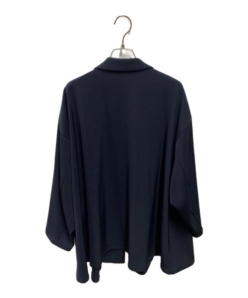 mizuiro-ind（ミズイロインド）mizuiro-ind (ミズイロインド) テーラードシャツジャケット ネイビー サイズ:ＦＲＥＥの古着・服飾アイテム