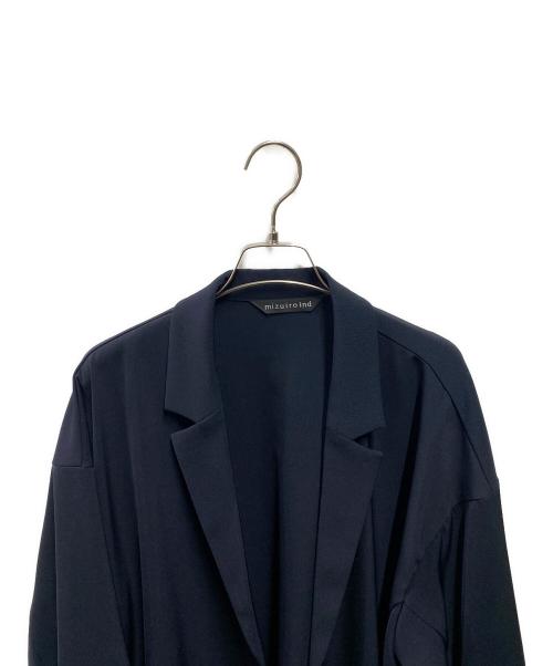 mizuiro-ind（ミズイロインド）mizuiro-ind (ミズイロインド) テーラードシャツジャケット ネイビー サイズ:ＦＲＥＥの古着・服飾アイテム