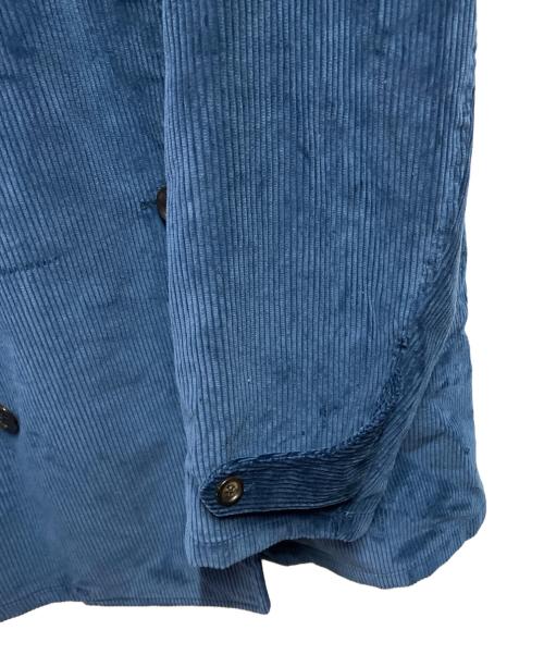 OUTIL（ウティ）OUTIL (ウティ) CABAN TOULON / コットンダブルボタンコート ブルー サイズ:1の古着・服飾アイテム