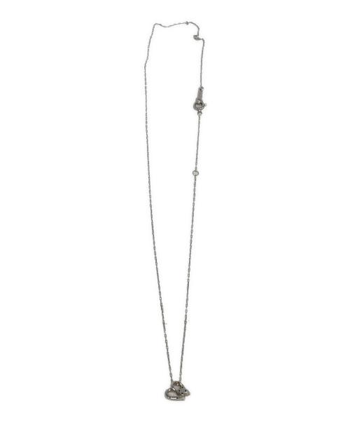 4℃（ヨンドシー）4℃ (ヨンドシー) ハートネックレス シルバーの古着・服飾アイテム