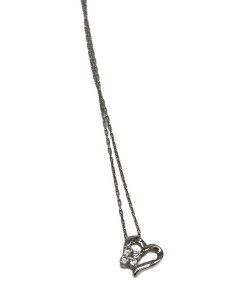 4℃（ヨンドシー）4℃ (ヨンドシー) ハートネックレス シルバーの古着・服飾アイテム