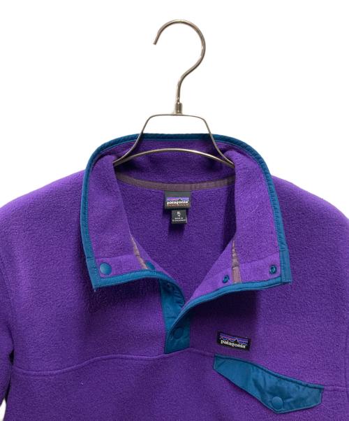 Patagonia（パタゴニア）Patagonia (パタゴニア) キッズ ライトウェイト シンチラ スナップT プルオーバー パープル サイズ:XLの古着・服飾アイテム