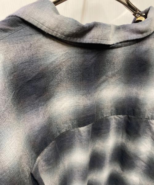 JOURNAL STANDARD HOMESTEAD（ジャーナルスタンダード ホームステッド）JOURNAL STANDARD HOMESTEAD (ジャーナルスタンダード ホームステッド) リラックス オンブレ オープン カラー シャツ グレー サイズ:Ｌの古着・服飾アイテム