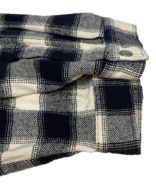 DIESEL（ディーゼル）DIESEL (ディーゼル) D-ANKITAブロックチェックミディシャツドレス ブラック サイズ:36の古着・服飾アイテム