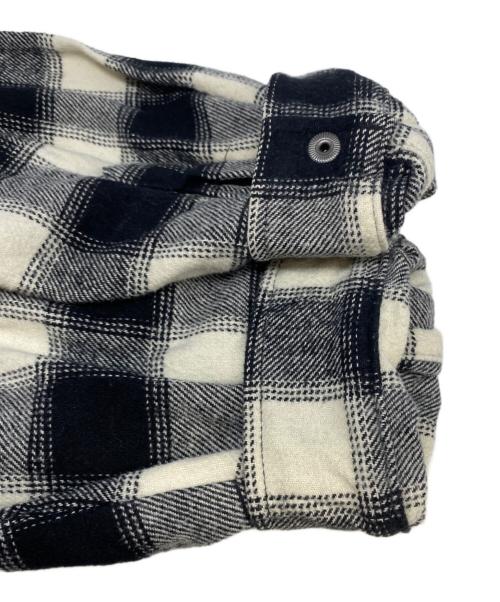 DIESEL（ディーゼル）DIESEL (ディーゼル) D-ANKITAブロックチェックミディシャツドレス ブラック サイズ:36の古着・服飾アイテム